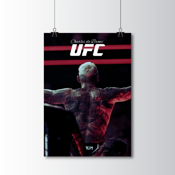 Charles Oliveira UFC Fighter Poster