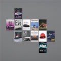 12 Set Car Posters #4