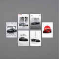 6 Set Car Posters #4