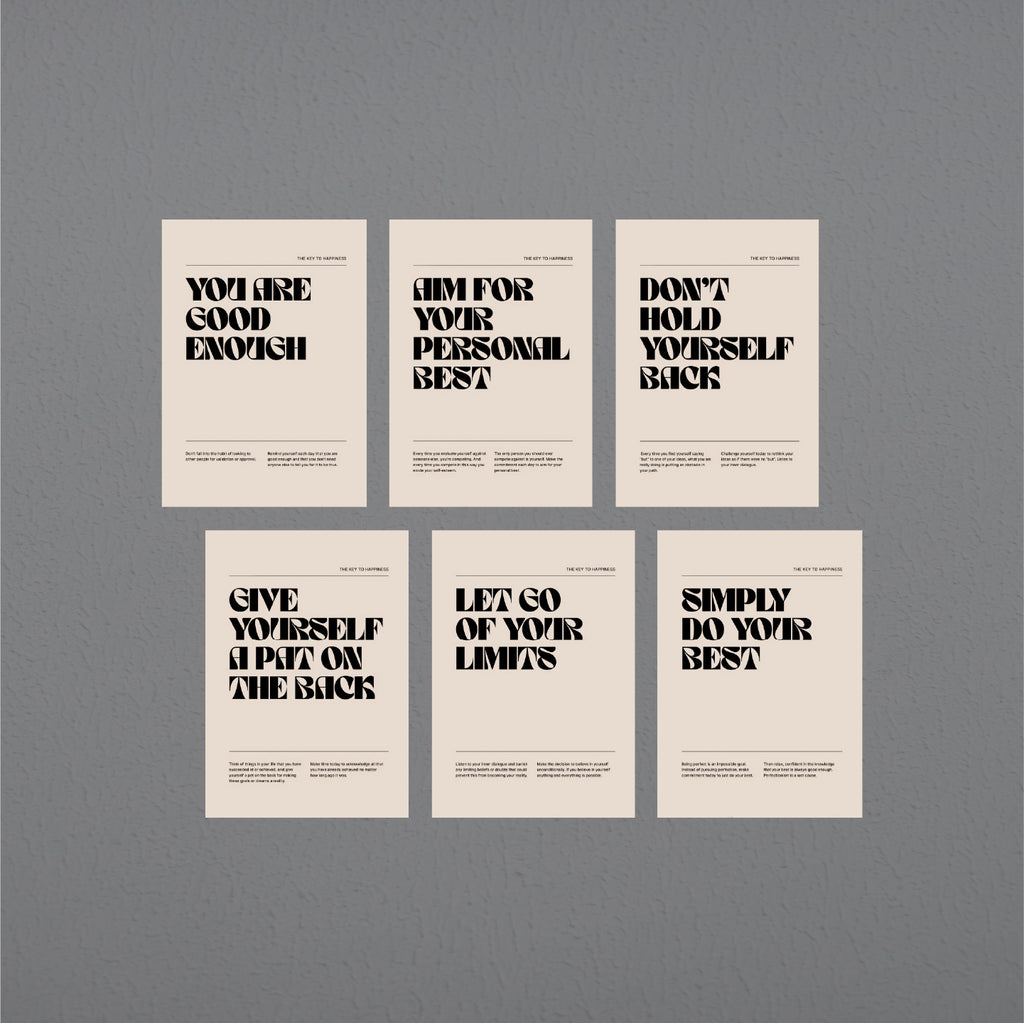 6 Set Motivational Posters #1