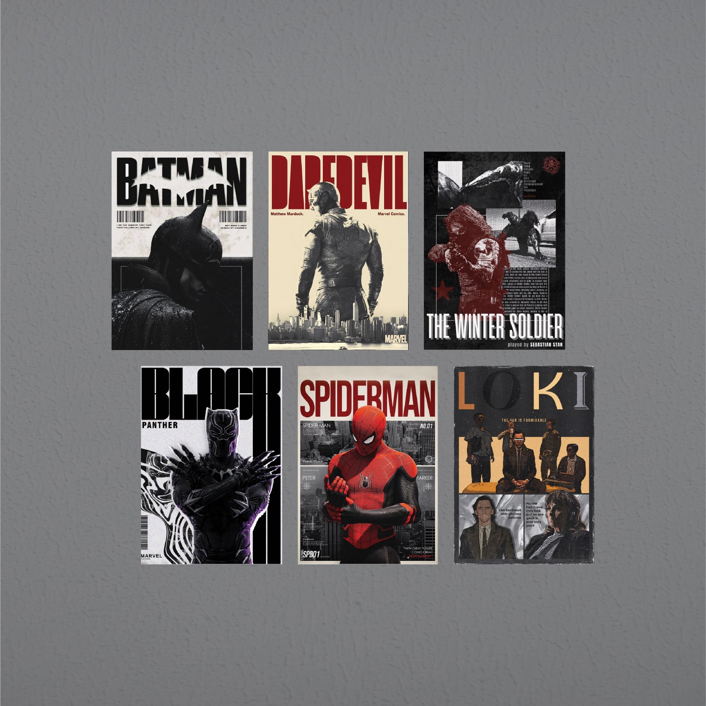 6 Set Web series & Movies Posters #1