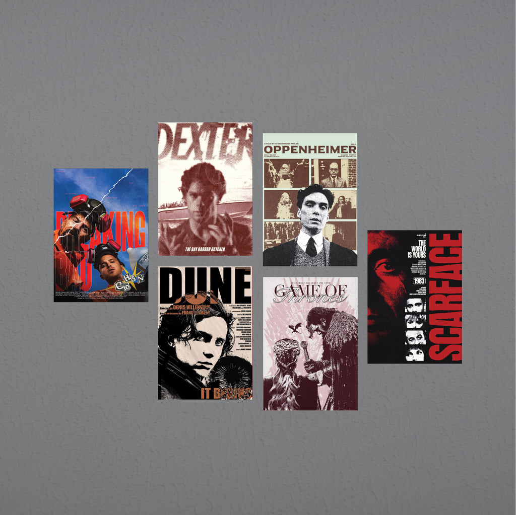 6 Set Web series & Movies Posters #2