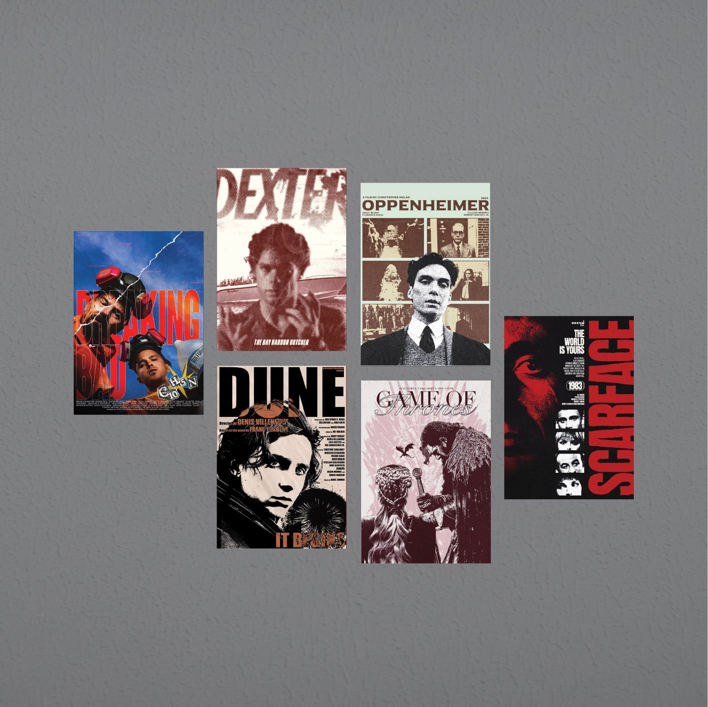 6 Set Web series & Movies Posters #2