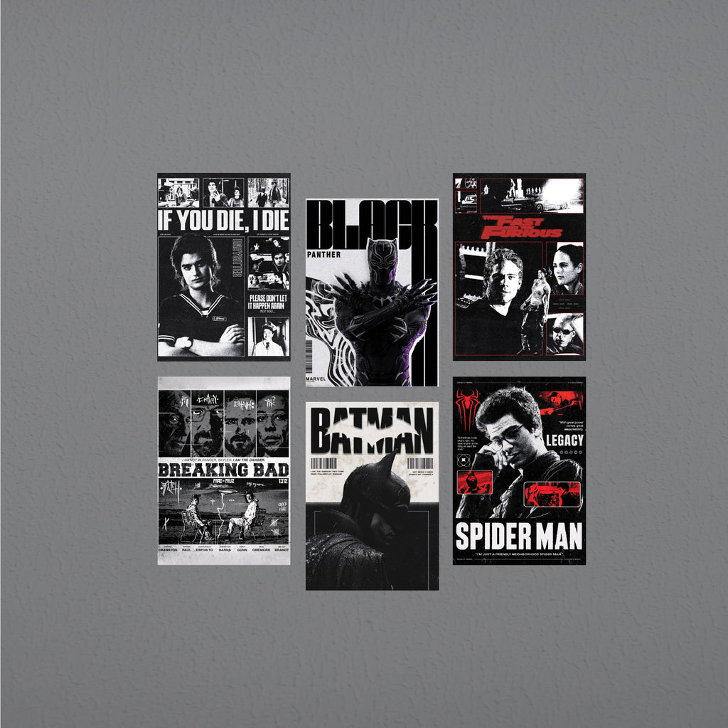 6 Set Web series & Movies Posters #3