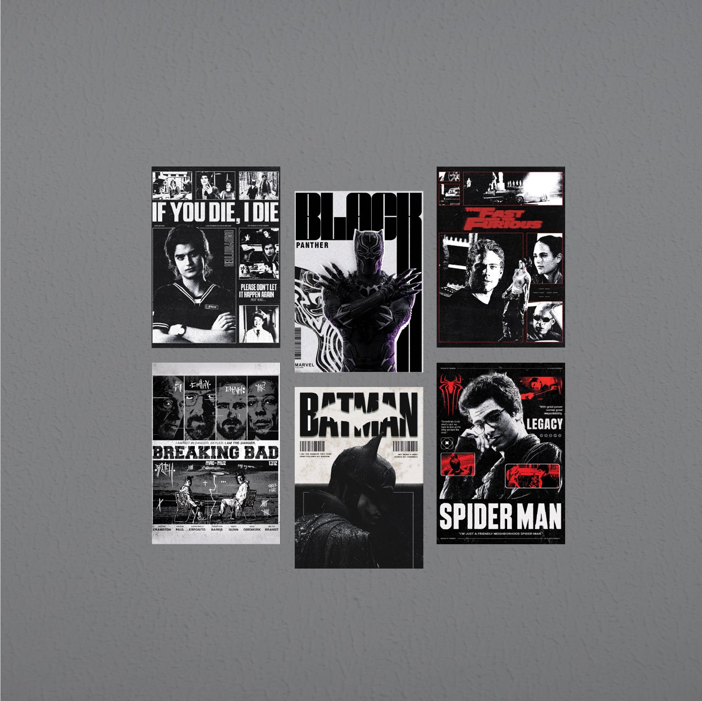 6 Set Web series & Movies Posters #3