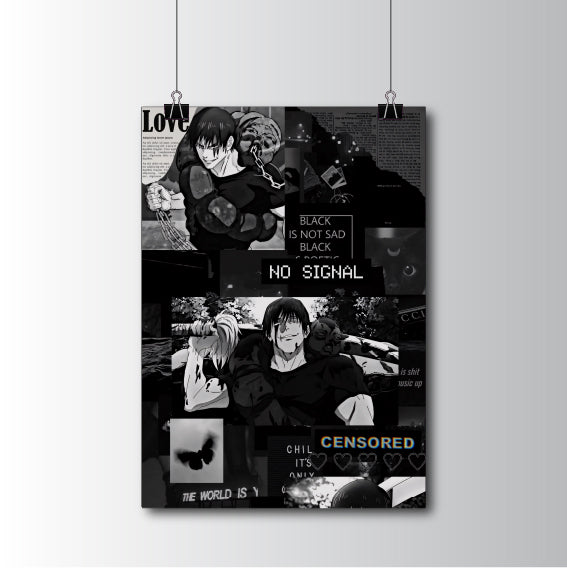 Toji Fushiguro Jujutsu Kaisen Anime Poster
