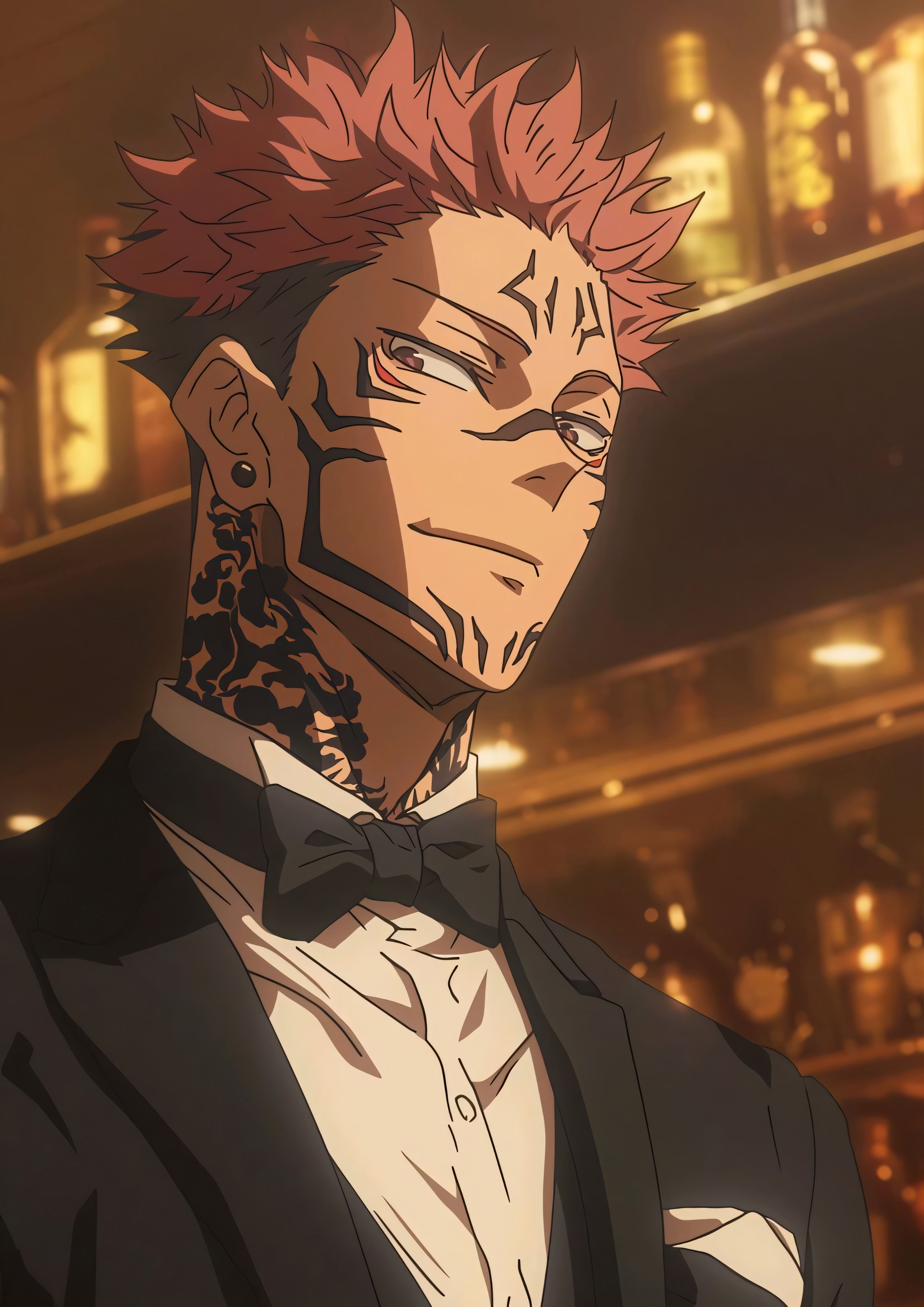 Sukuna Jujutsu Kaisen Anime Poster