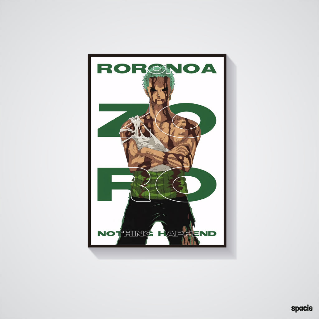 Roronoa Zoro - One piece - Anime Poster