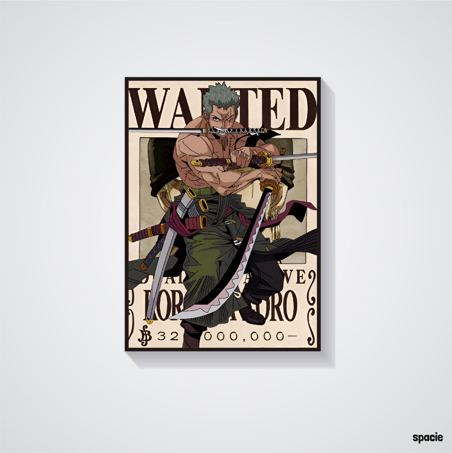Roronoa Zoro - One piece - Epic Anime Poster