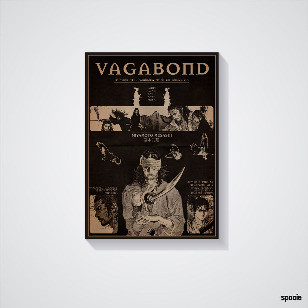 Musashi Miyamoto - Vagabond - Anime Poster