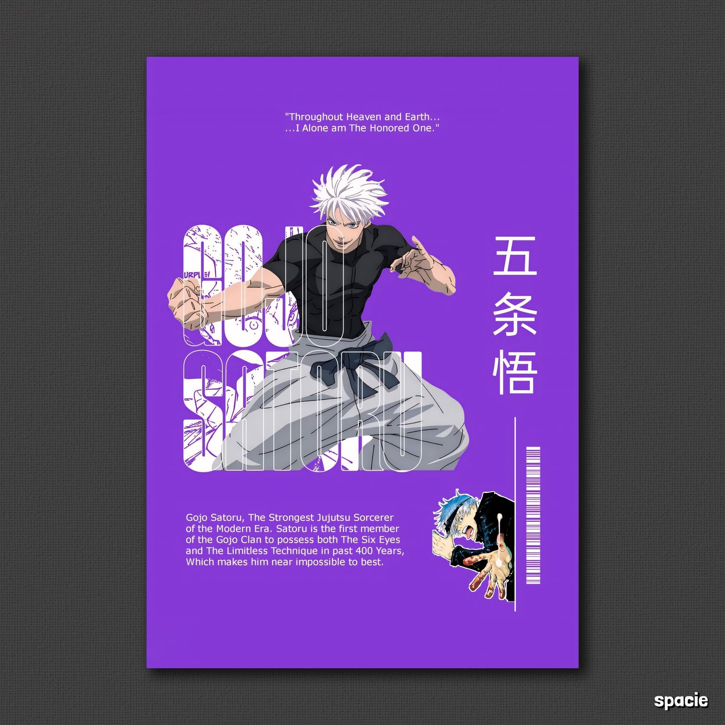 Gojo - Jujutsu Kaisen - Epic Anime Poster