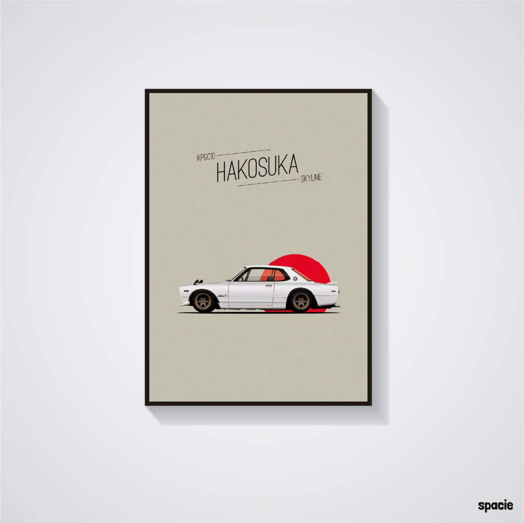 Nissan Skyline Hakosuka - JDM Car Poster