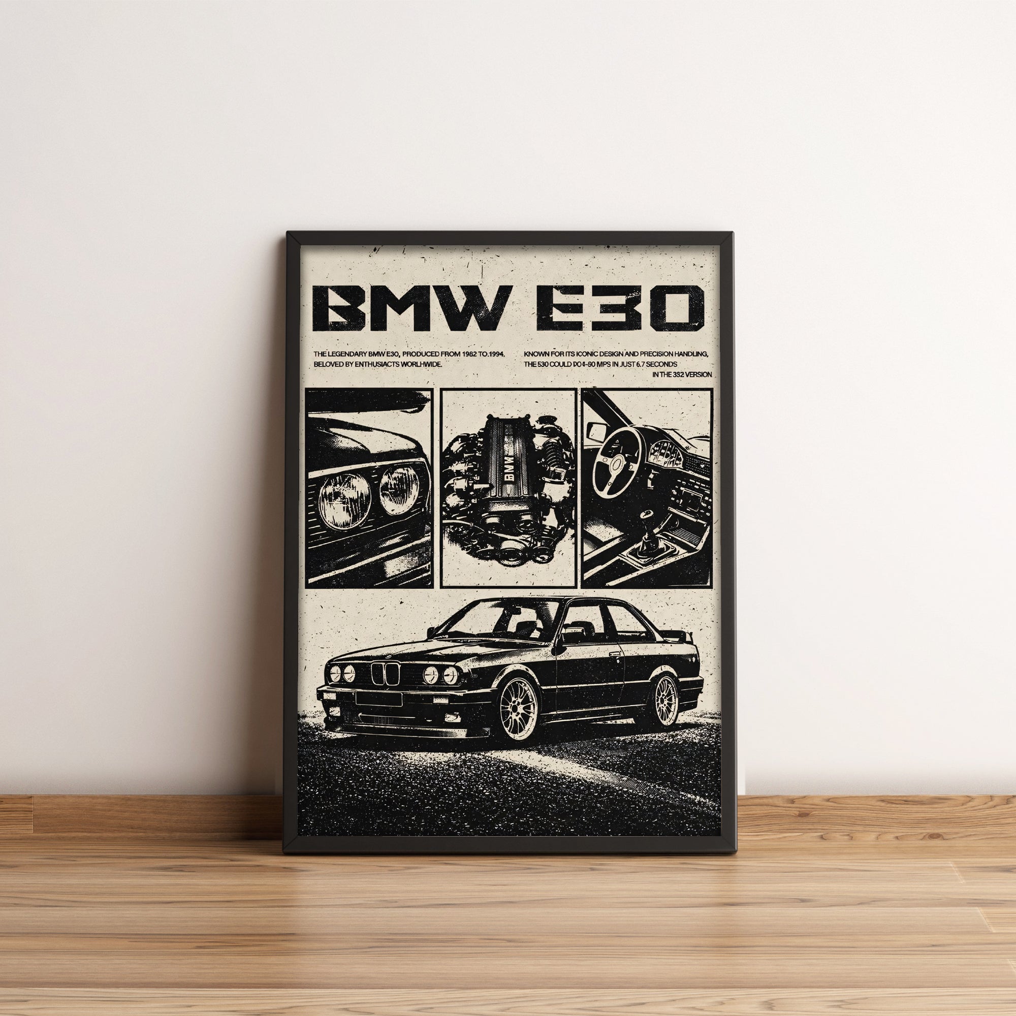 BMW M3 E30 - Car Posters Collection