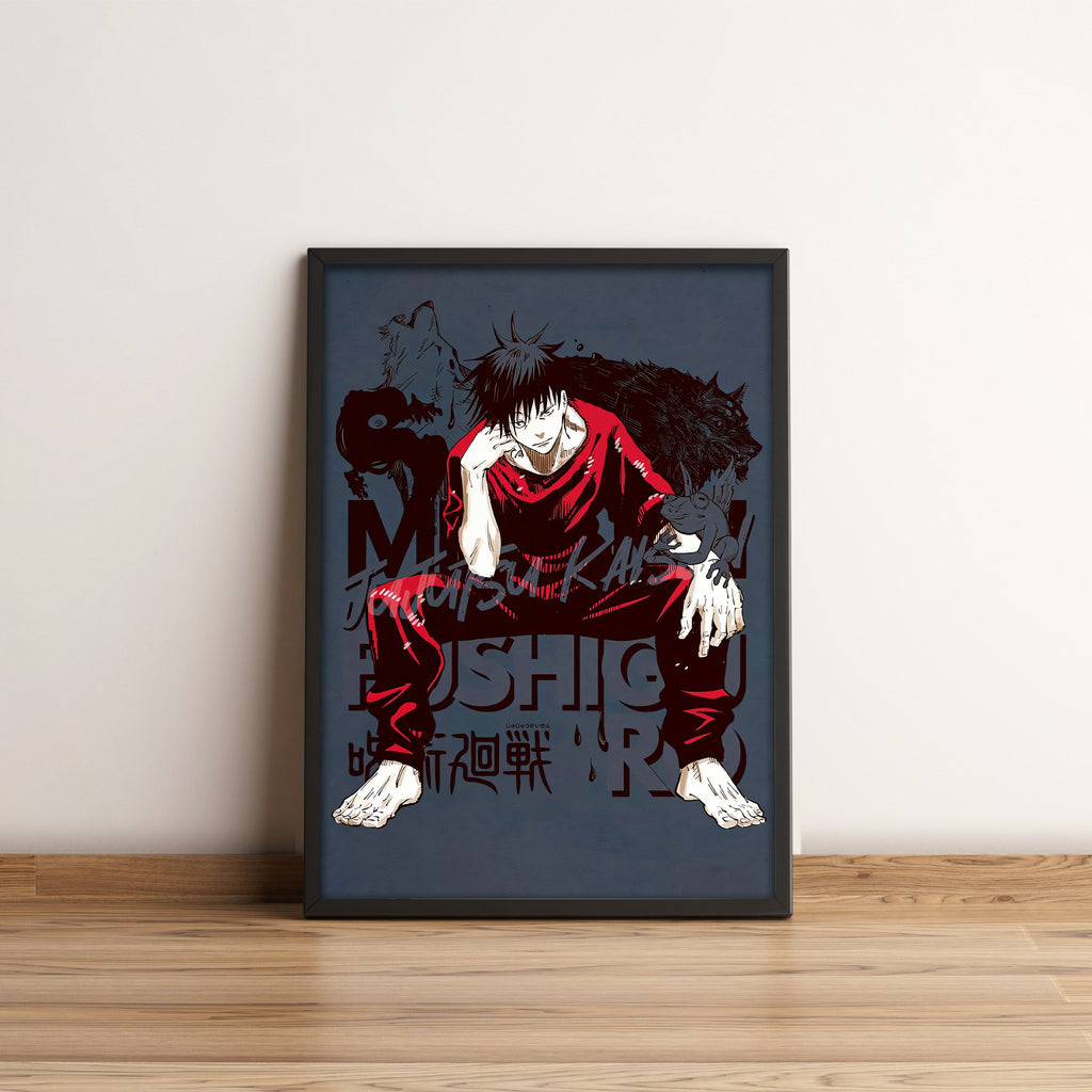 Megumi Fushiguro - Jujutsu Kaisen - Anime Poster