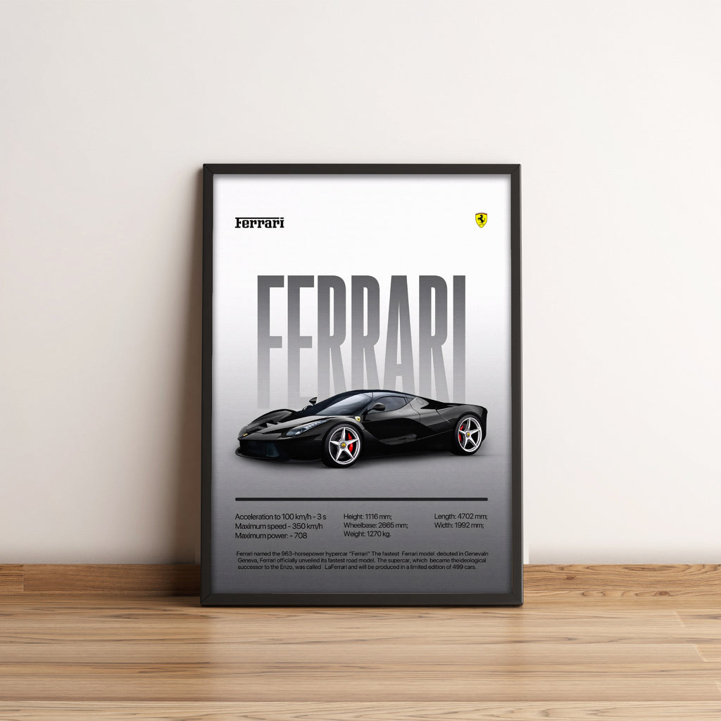 Ferrari LaFerrari - Sport Car Poster