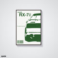 Mazda RX-7 - Car Posters Collection