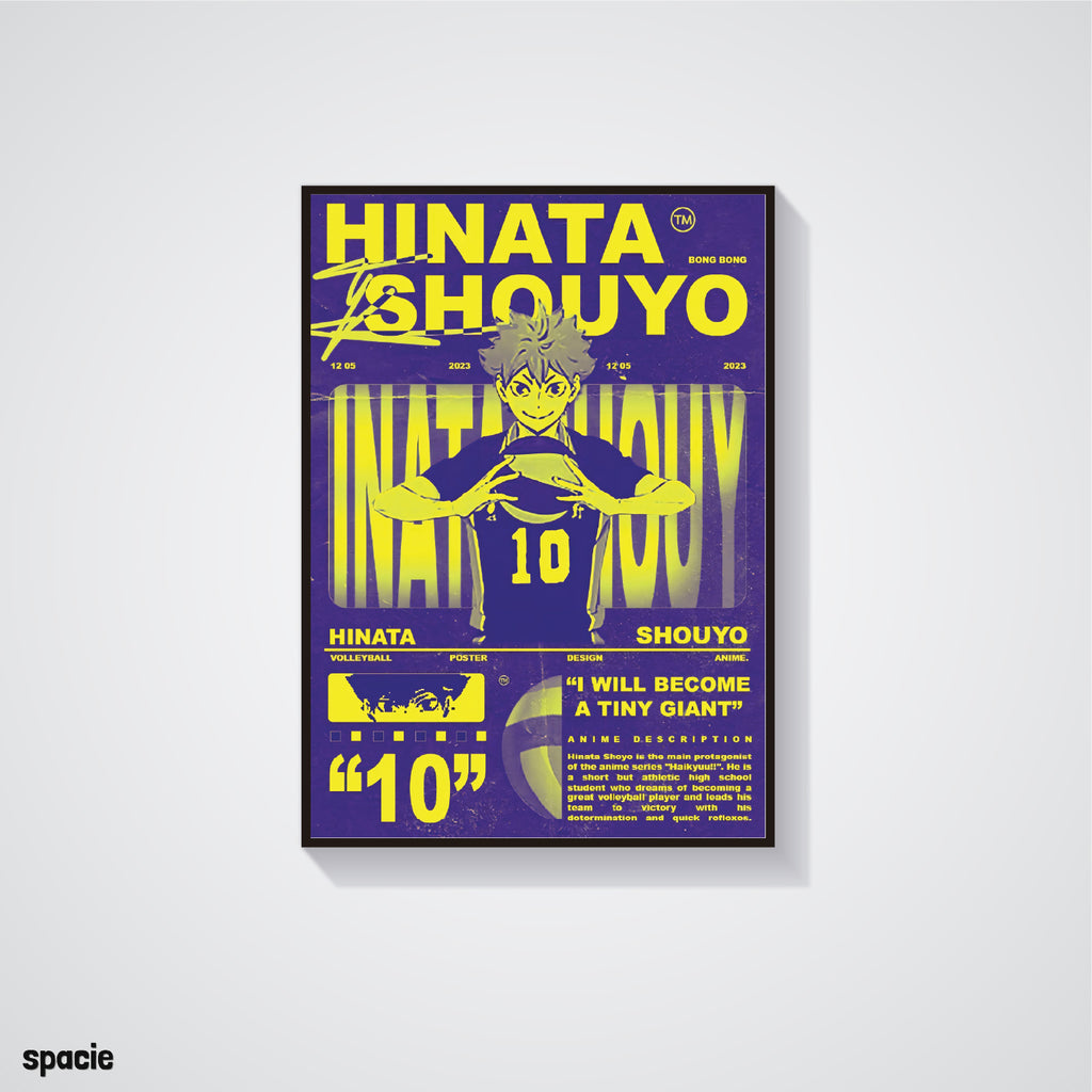 Hinata Shoyo - Anime Posters Collection
