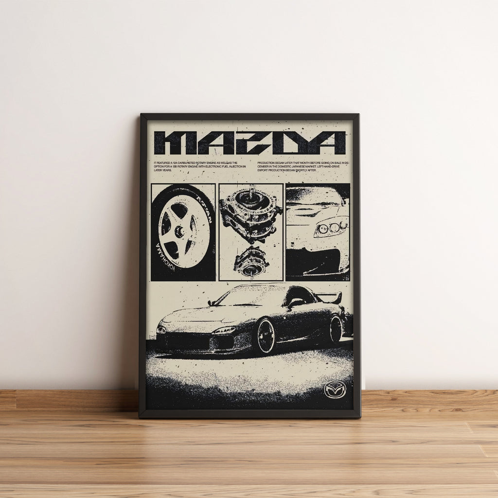 Mazda RX-7 - Car Posters Collection