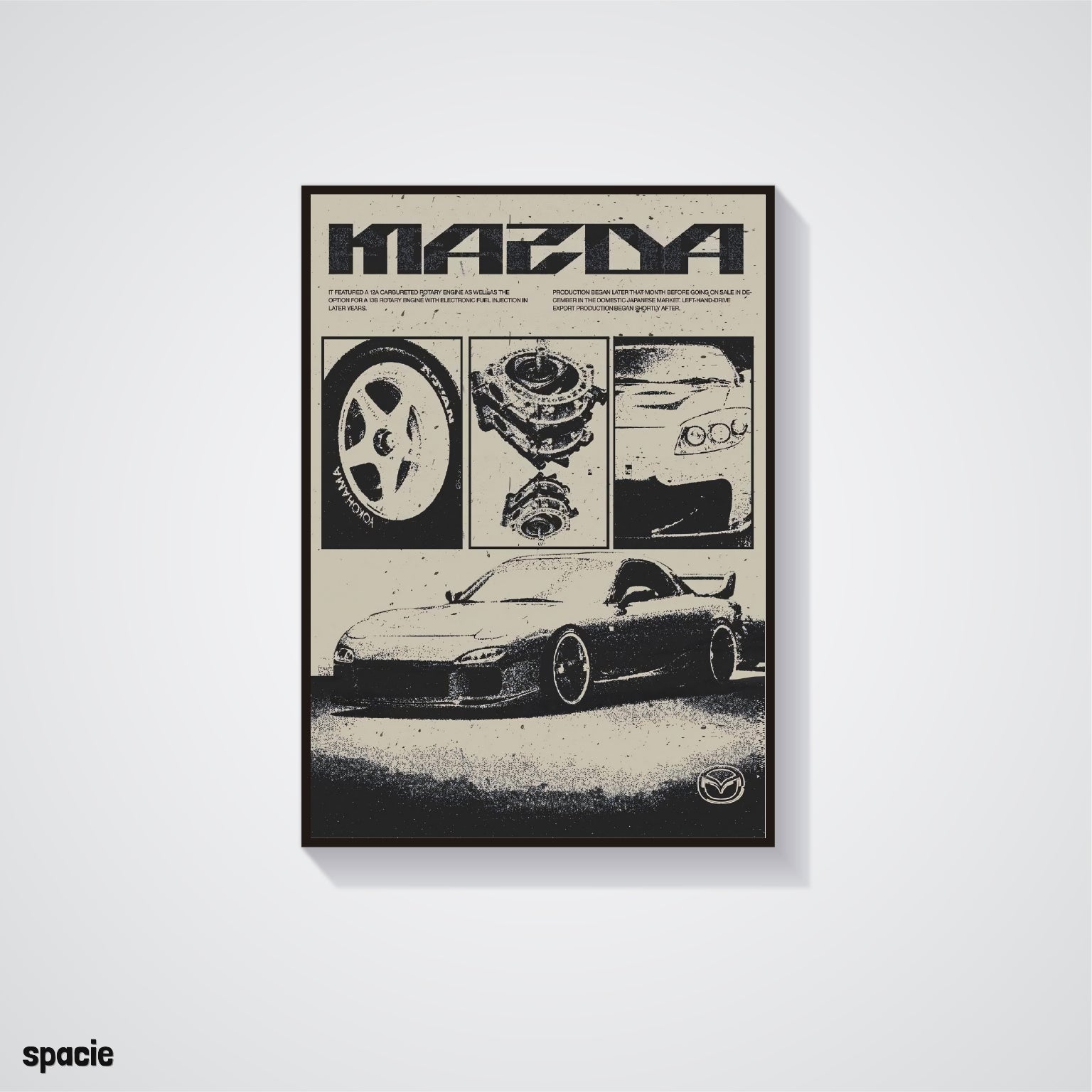 Mazda RX-7 - Car Posters Collection
