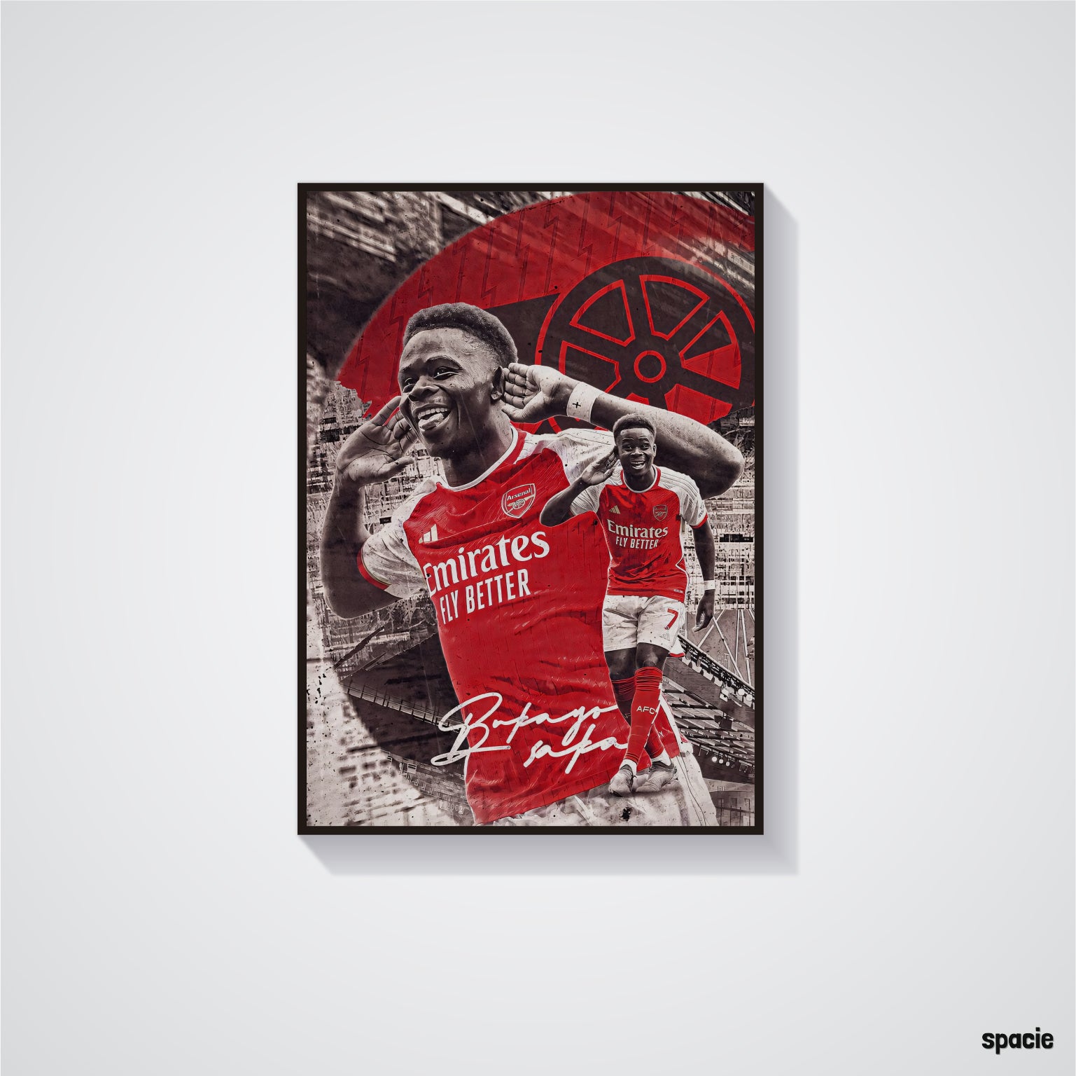 Bukayo Saka Poster - Football Poster