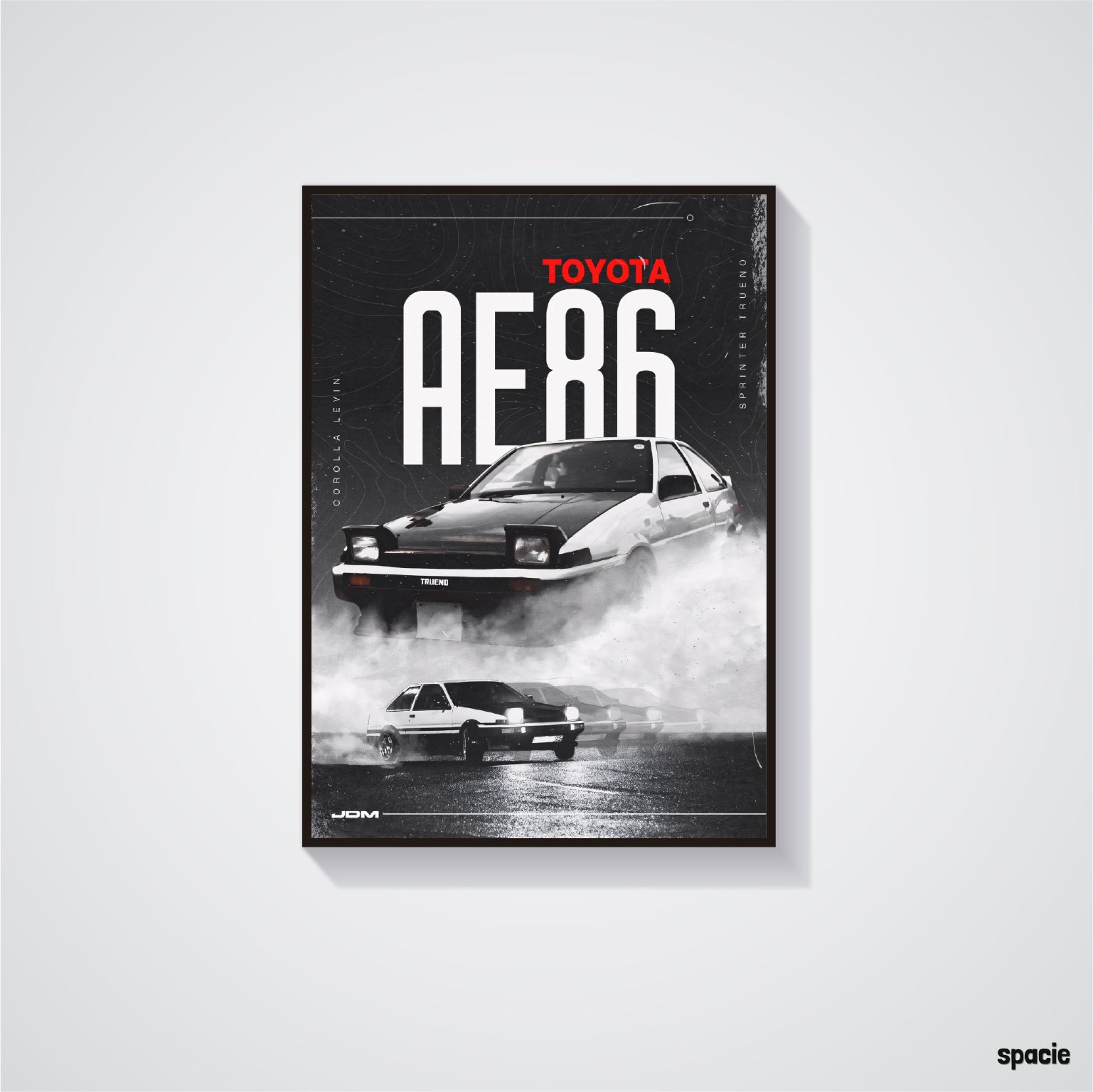 Toyota AE86 - JDM Car Poster