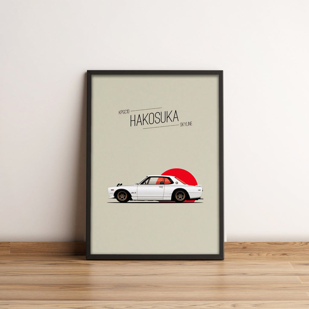 Nissan Skyline Hakosuka - JDM Car Poster