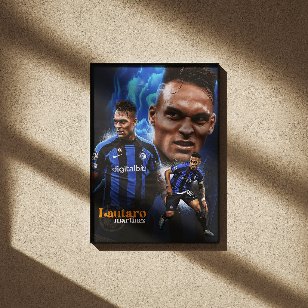 Lautaro Martinez Poster - Football Poster