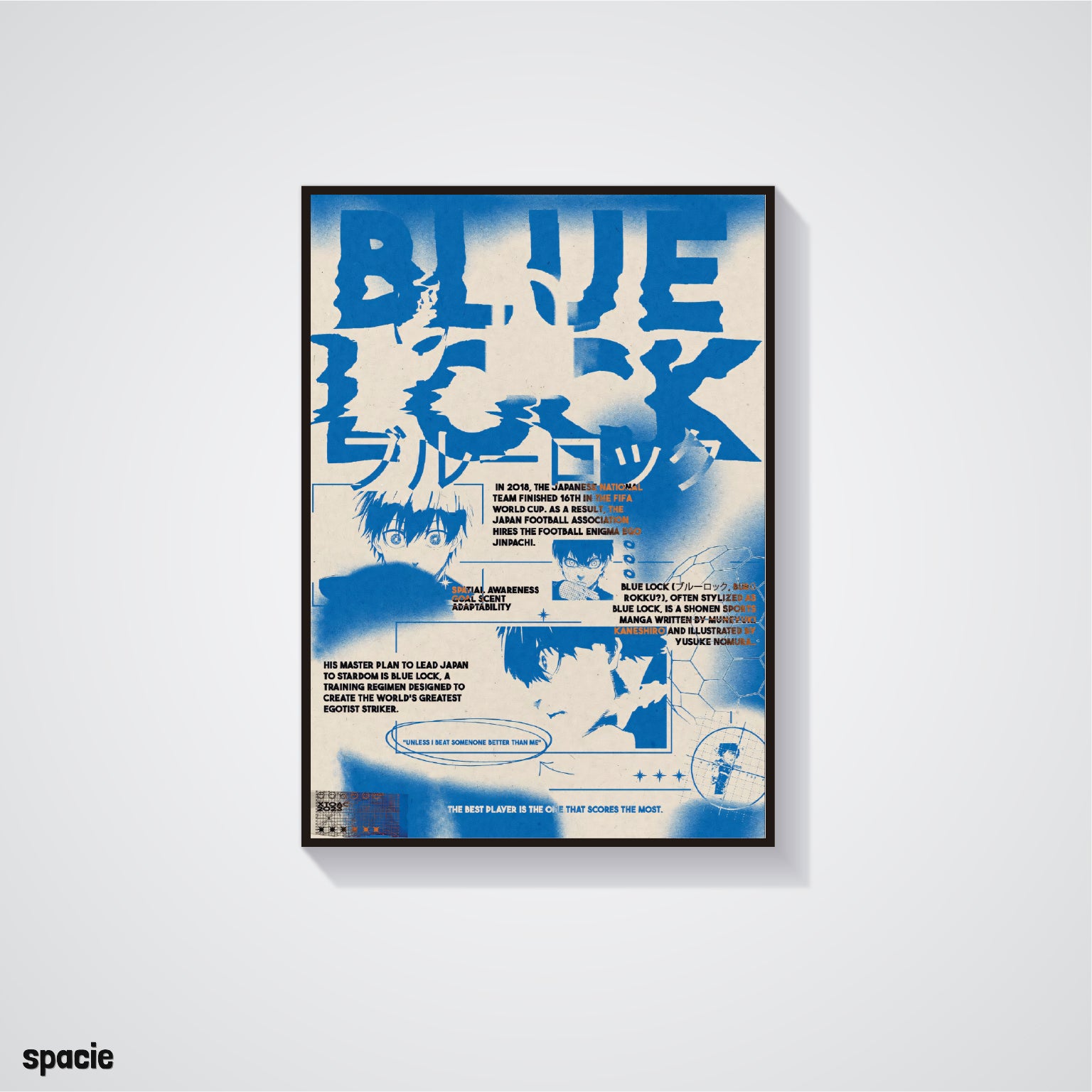 Isagi yoichi - Blue Lock - Anime Posters Collection