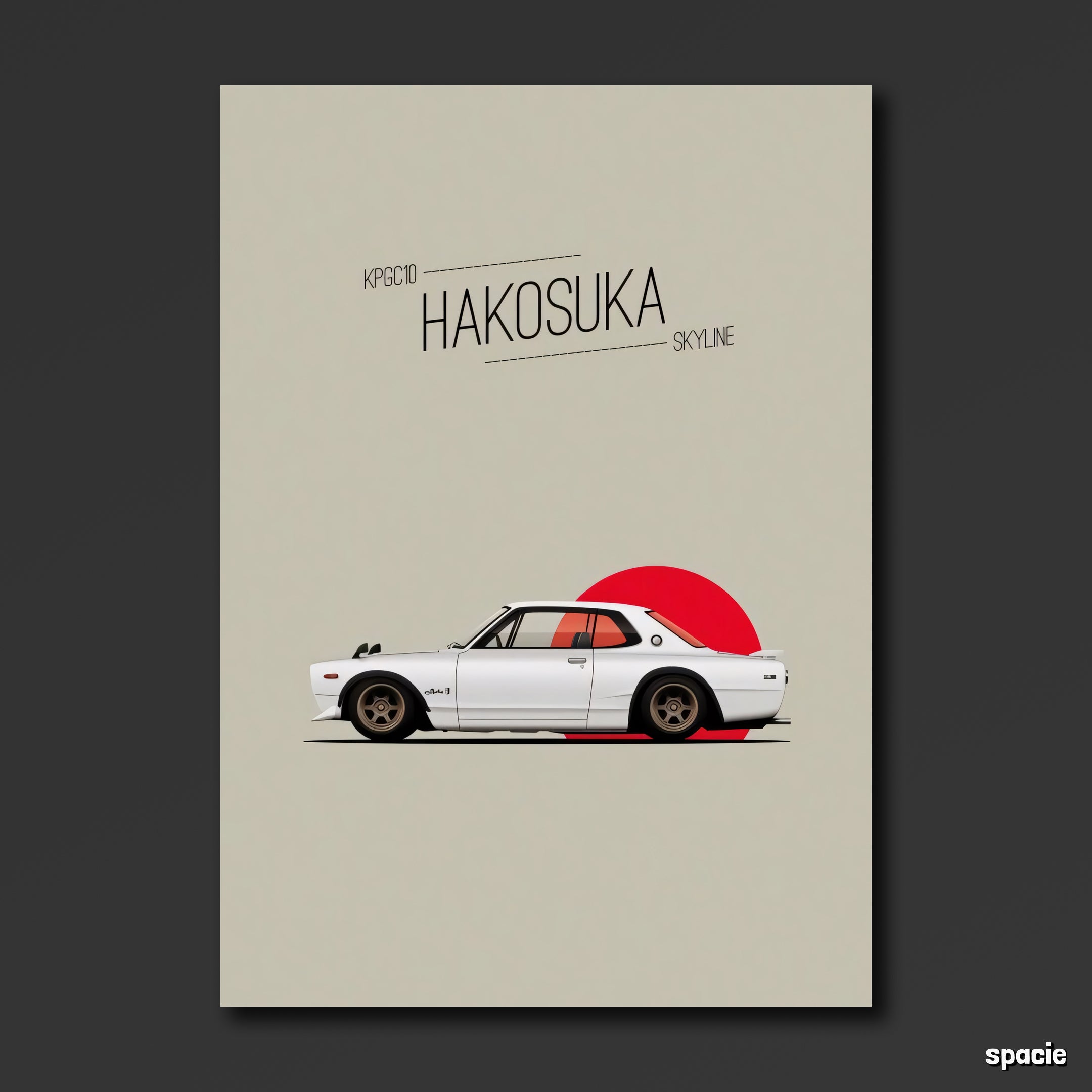 Nissan Skyline Hakosuka - JDM Car Poster