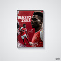 Bukayo Saka Poster - Football Poster