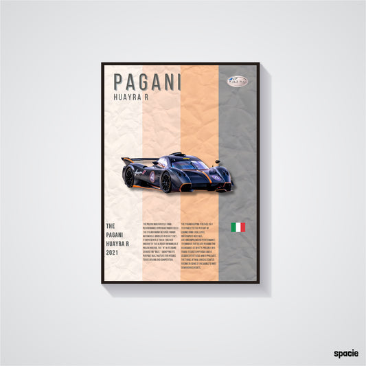 Pagani Huayra - Supercar Poster