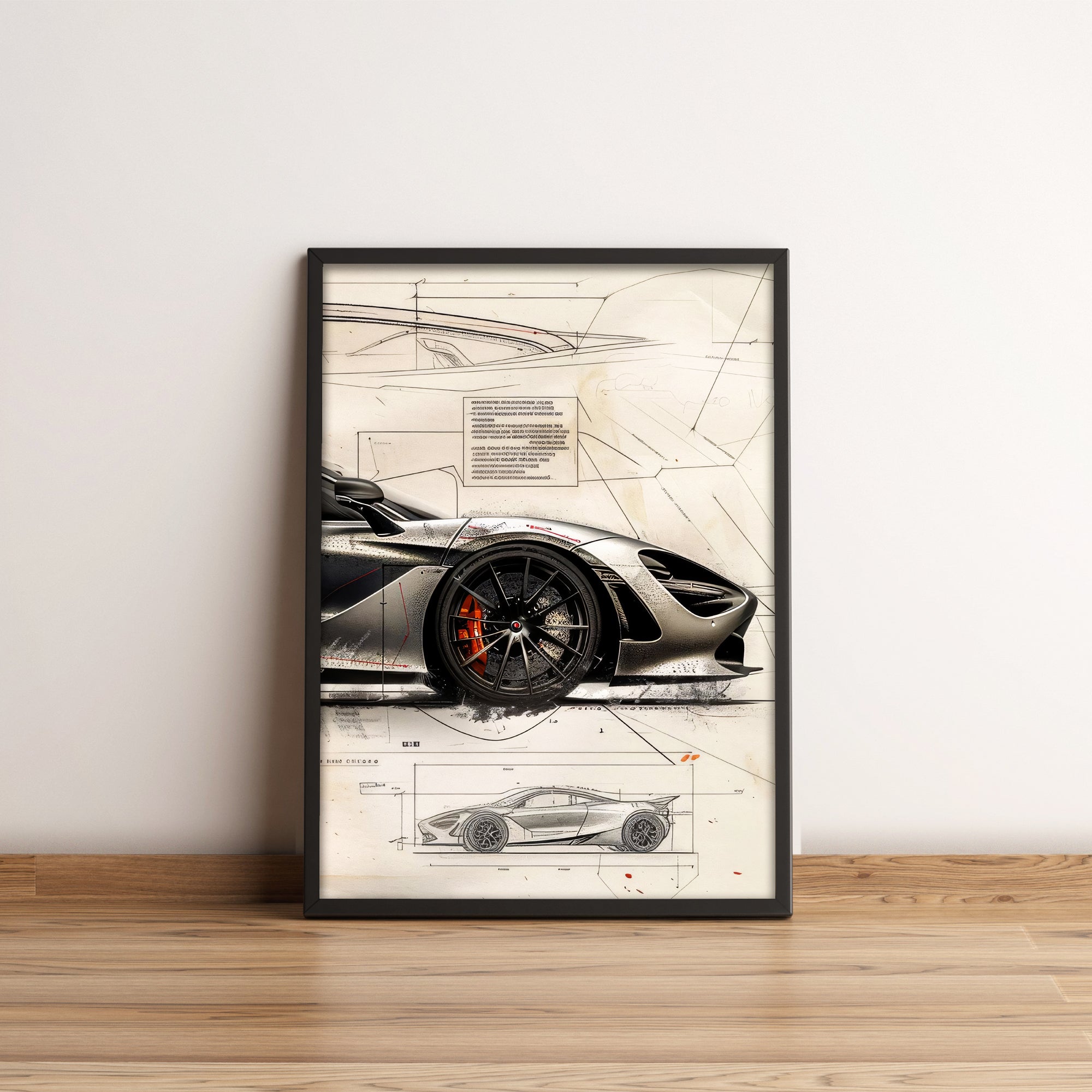 McLaren 720S - Supercar Poster