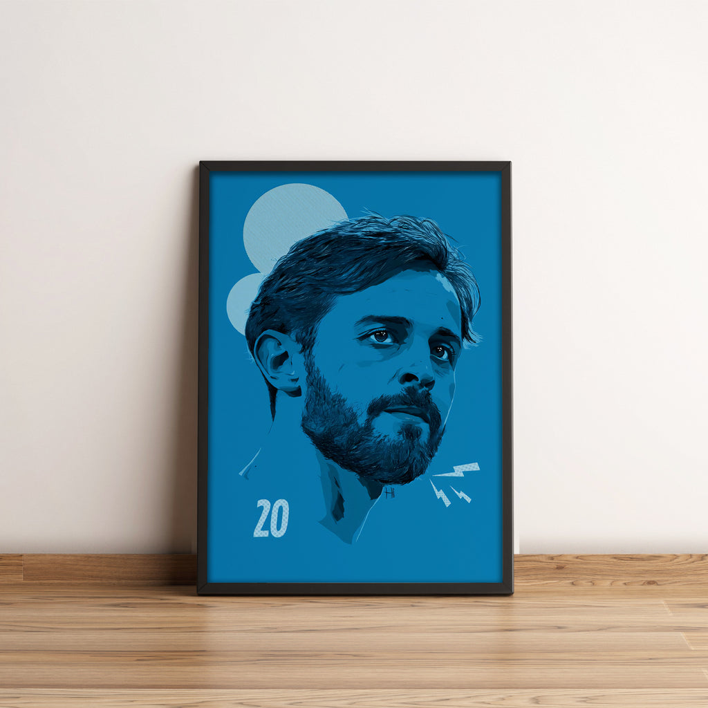 Bernardo Silva Poster - Football Poster