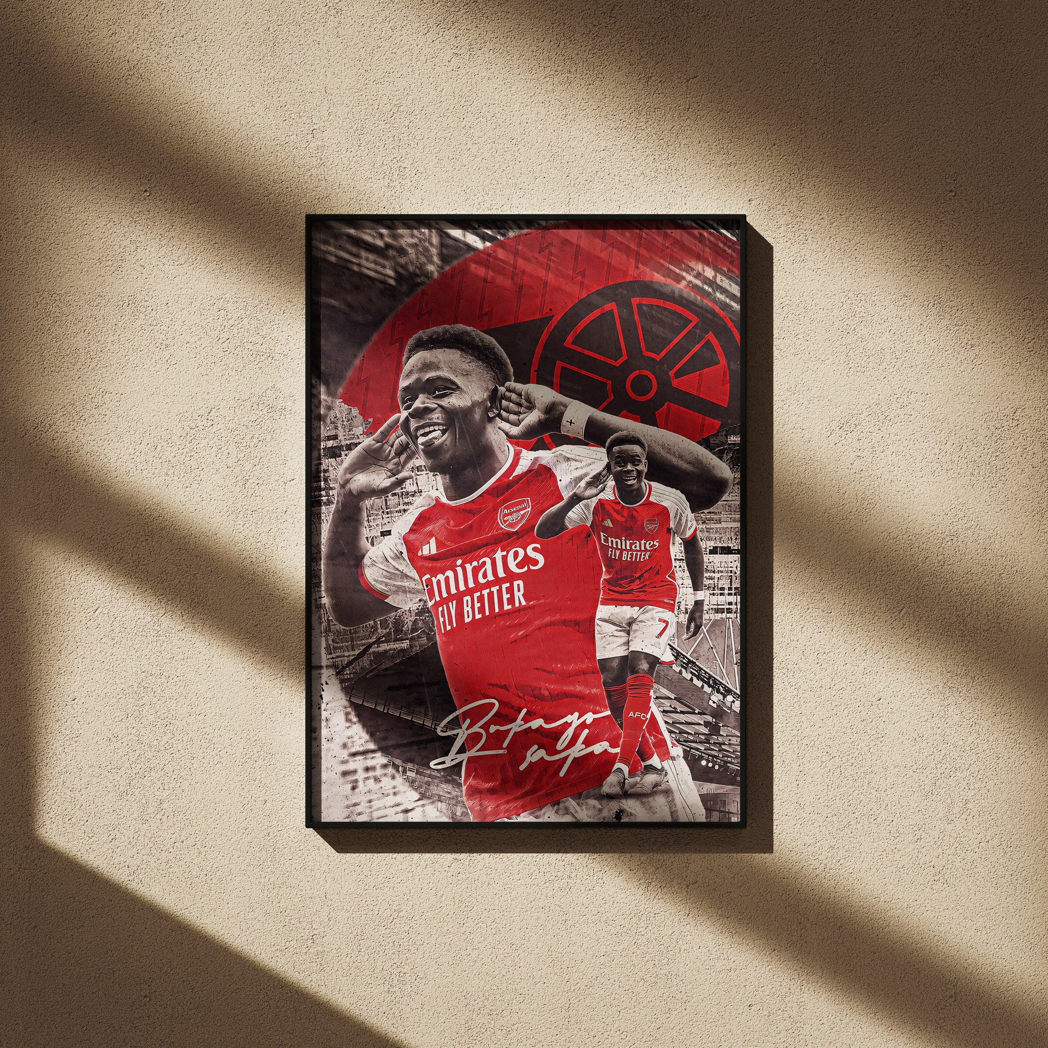 Bukayo Saka Poster - Football Poster