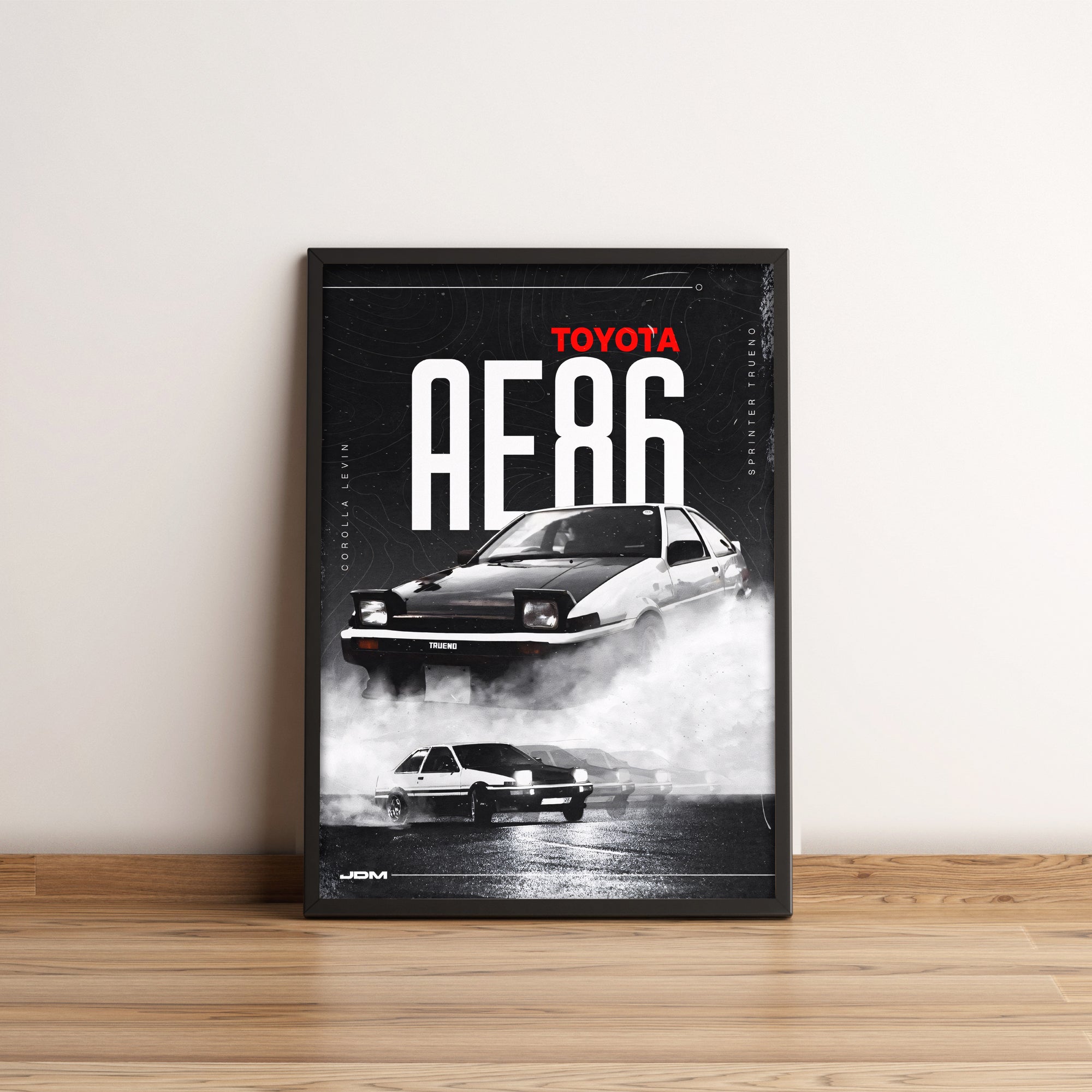 Toyota AE86 - JDM Car Poster