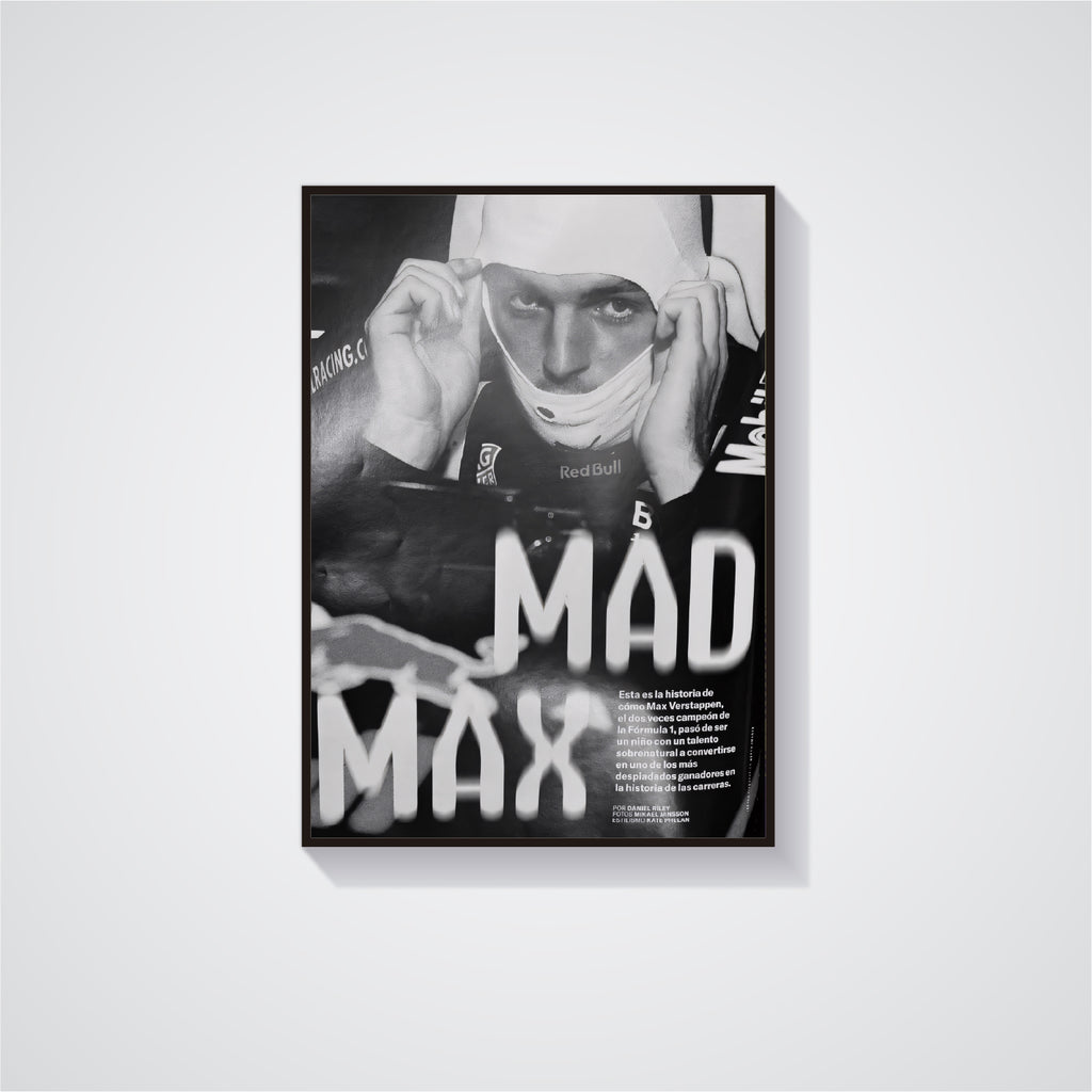 Mad Max - Max Verstappen F1 Poster 03