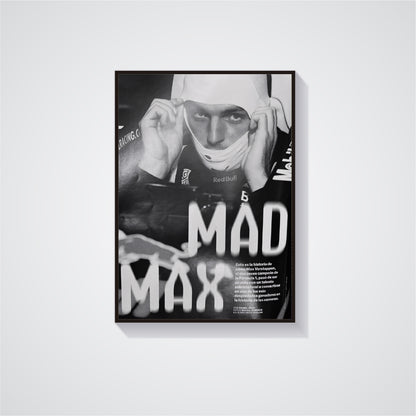 Mad Max - Max Verstappen F1 Poster 03