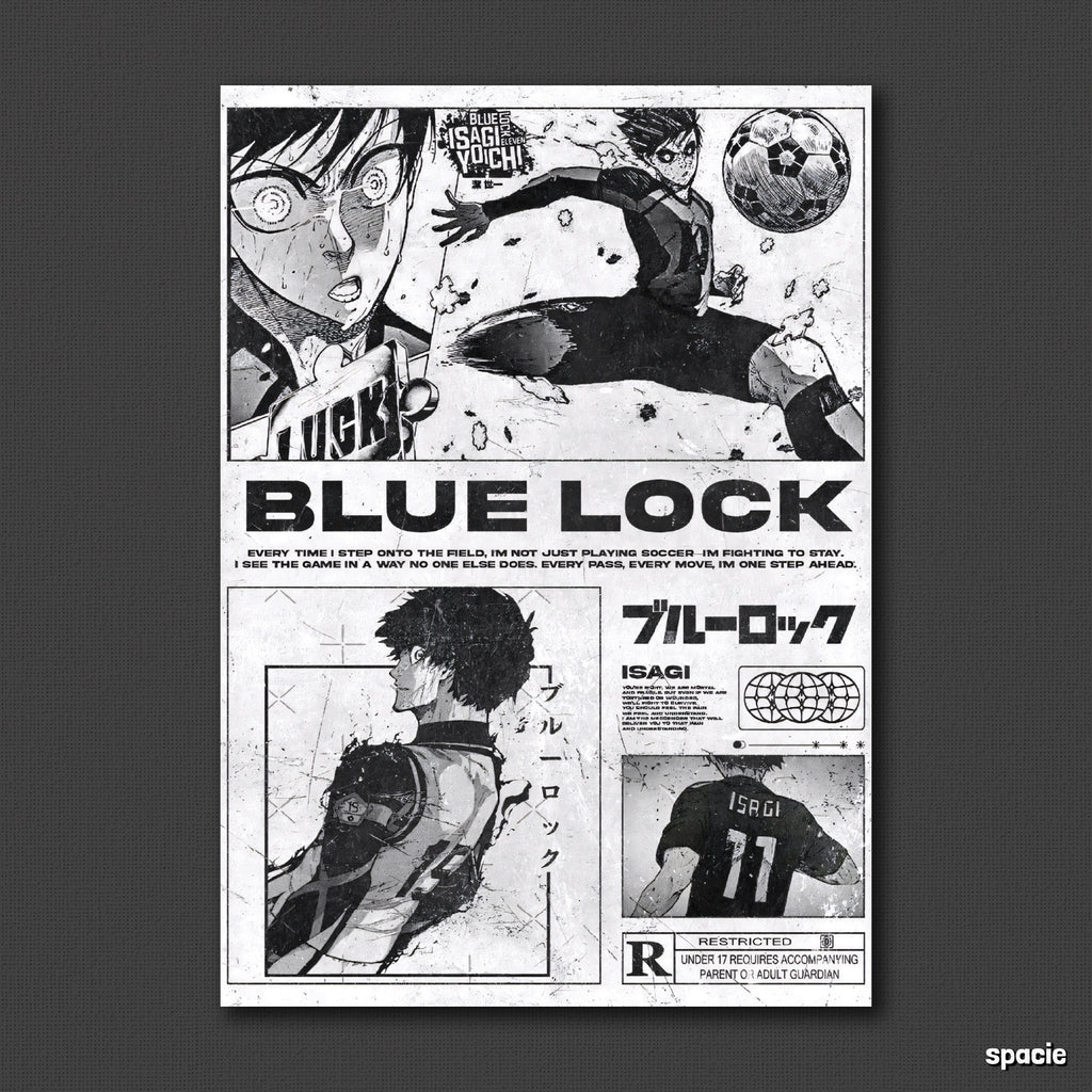 Isagi yoichi - Blue Lock - Anime Posters Collection