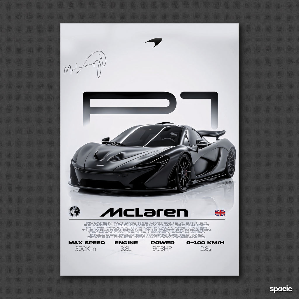 McLaren P1 - Car Posters Collection