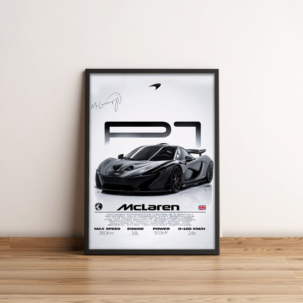 McLaren P1 - Car Posters Collection