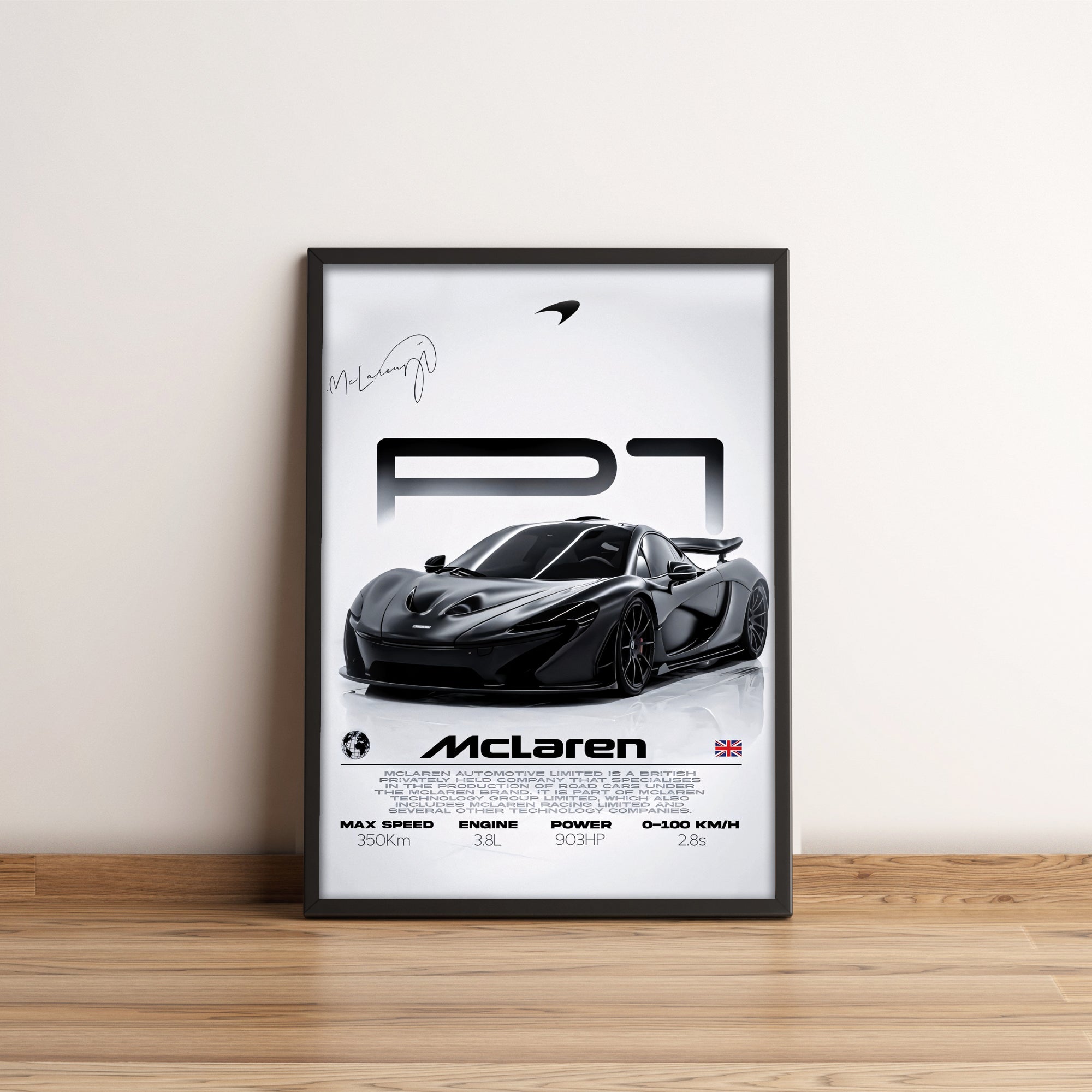 McLaren P1 - Car Posters Collection
