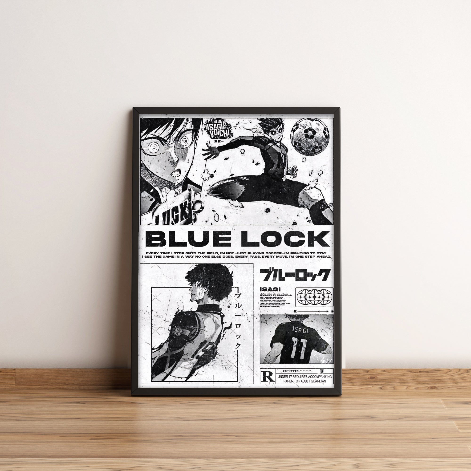 Isagi yoichi - Blue Lock - Anime Posters Collection