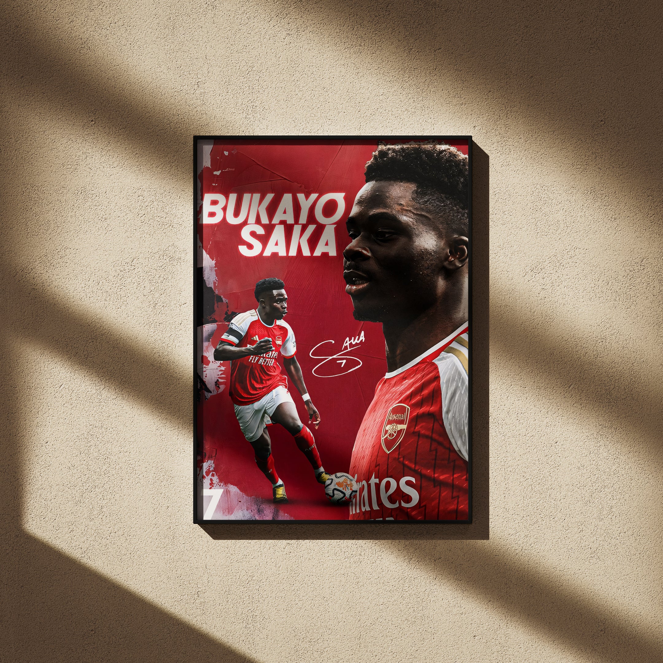 Bukayo Saka Poster - Football Poster
