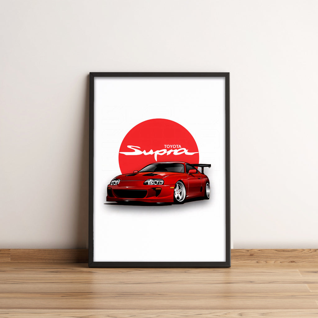 Toyota Supra - JDM Car Poster