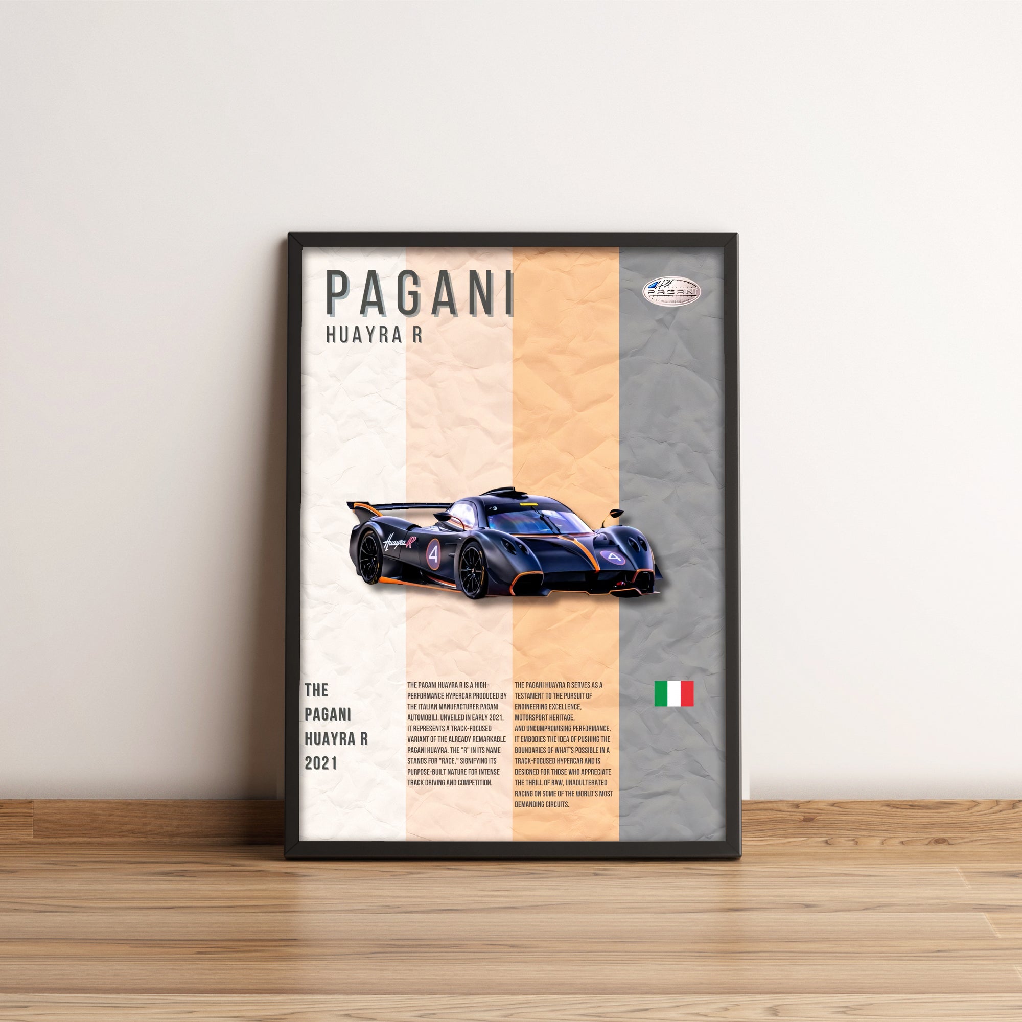Pagani Huayra - Supercar Poster