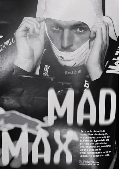 Mad Max - Max Verstappen F1 Poster 03