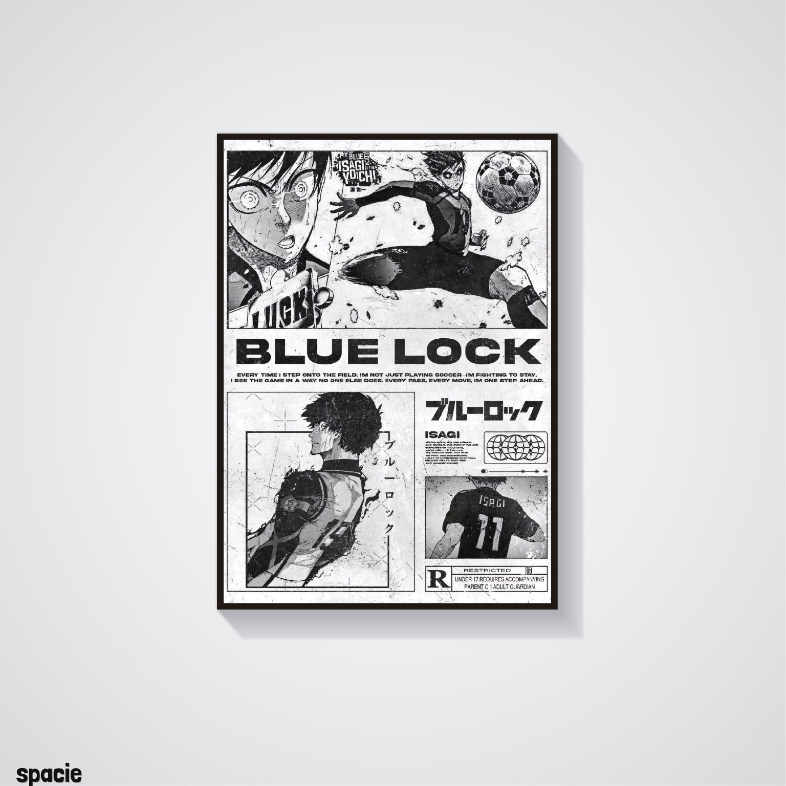 Isagi yoichi - Blue Lock - Anime Posters Collection
