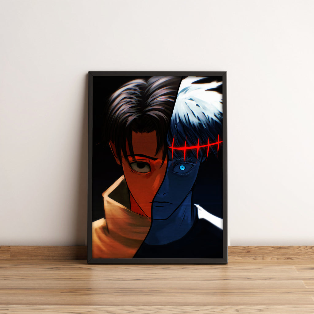 Yuta and Gojo - Jujutsu Kaisen - Anime Poster