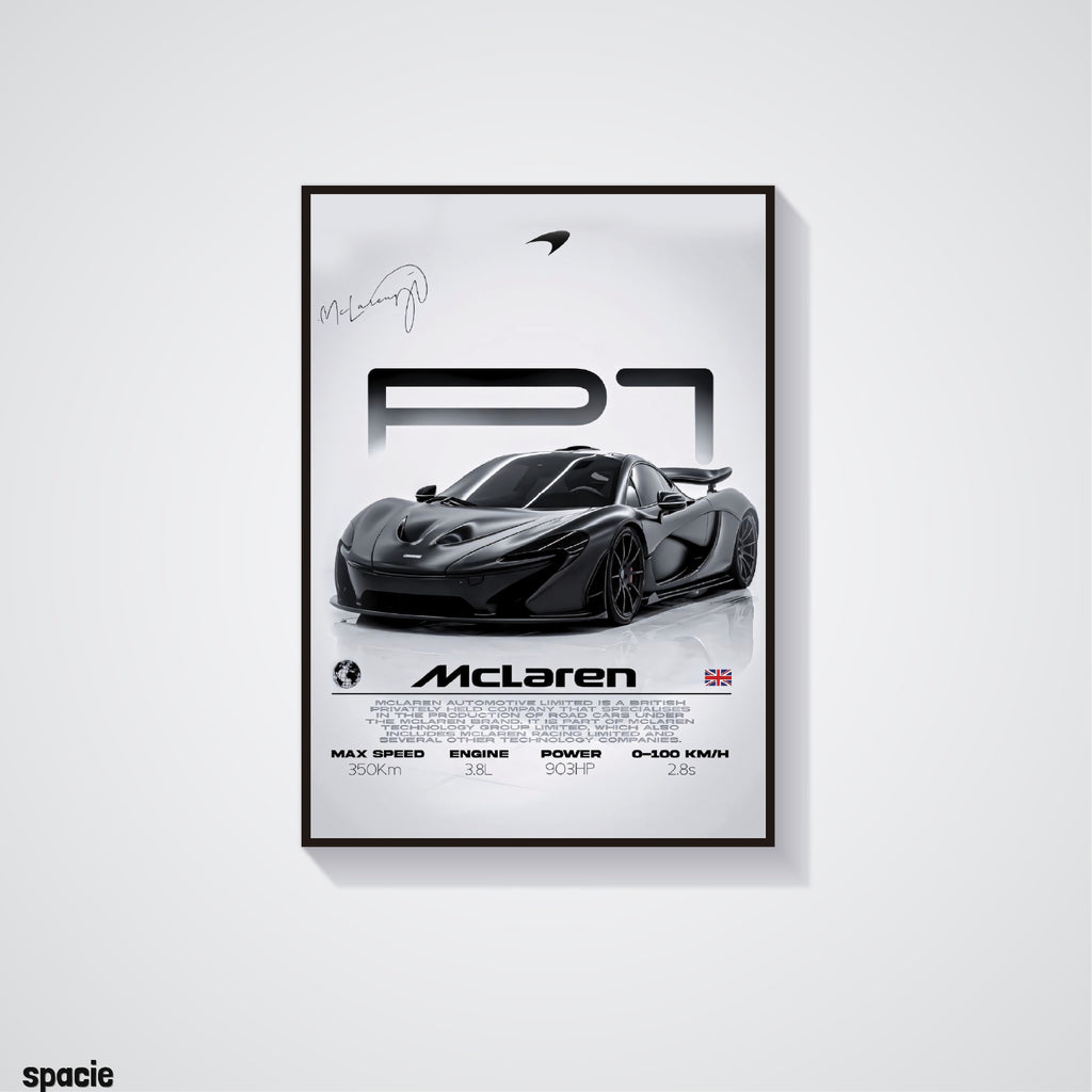 McLaren P1 - Car Posters Collection
