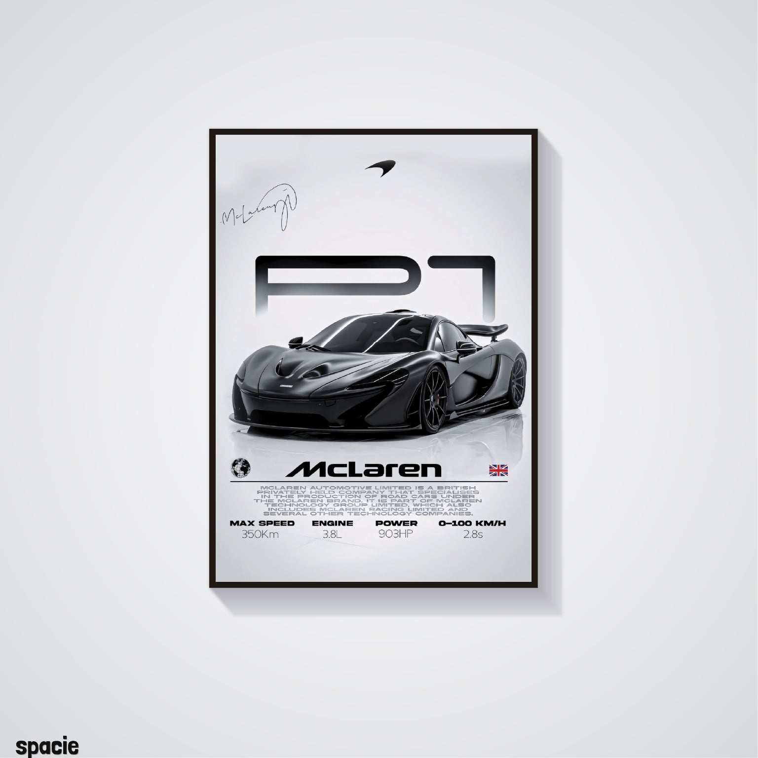 McLaren P1 - Car Posters Collection